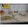 Image 1 : Silver-Plated Trays, Candle Holders, Sugar Scuttle, and More