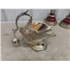 Image 7 : Silver-Plated Trays, Candle Holders, Sugar Scuttle, and More