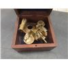 Image 10 : Antique Brass Marine Sextant With Wooden Case