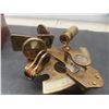 Image 7 : Antique Brass Marine Sextant With Wooden Case