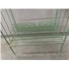 Image 3 : Metal Vinyl Record Storage Shelf, 27 x 18 1/2 x 14