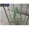 Image 4 : Metal Vinyl Record Storage Shelf, 27 x 18 1/2 x 14