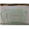 Image 5 : Metal Vinyl Record Storage Shelf, 27 x 18 1/2 x 14