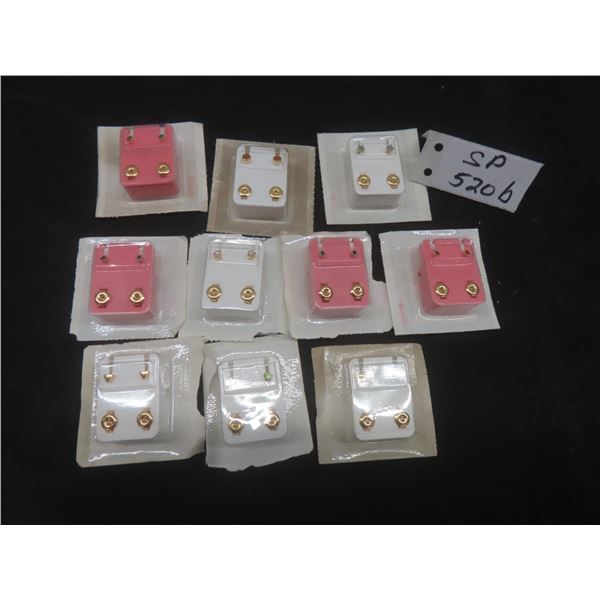 Ten Studex 24K Gold Plated Ear Piercing Studs