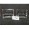 Image 1 : Royal Caribbean Adventures of the Sea and Rhapsody of the Seas Crystal Block Collectibles,, Small C