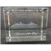 Image 2 : Royal Caribbean Adventures of the Sea and Rhapsody of the Seas Crystal Block Collectibles,, Small C