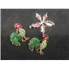Image 6 : Eighteen Vintage Rhinestone Brooches