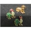 Image 6 : Seventeen Vintage Rhinestone Brooches