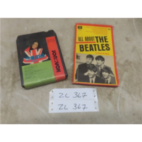 Salute to the Beatles in Brass Eight-Track, and Softcover Book About the Beatles