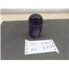 Image 1 : Purple Glass Insulator, Damage on Side