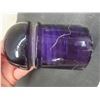 Image 2 : Purple Glass Insulator, Damage on Side