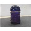 Image 5 : Purple Glass Insulator, Damage on Side