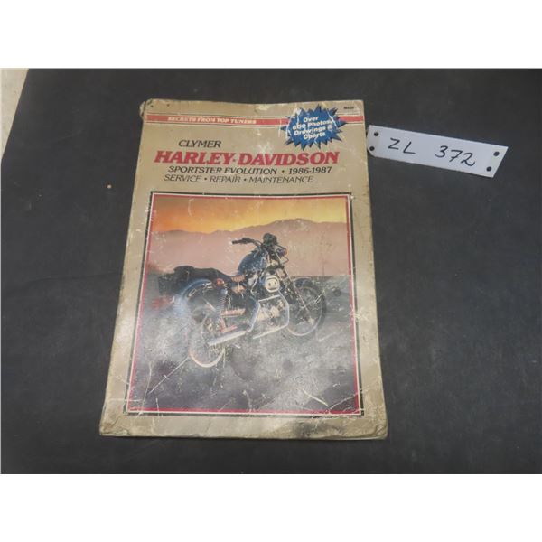 Clymer Harley-Davidson Sportster Evolution 1986–1987 Manual