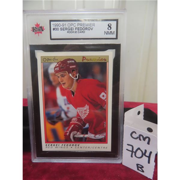 Graded Serge Federou Rookie Card