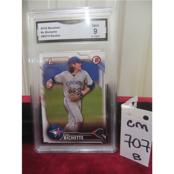 Graded Bo Bichette Rookie Card