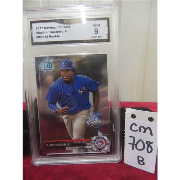 Graded Valdimir Guerrero Jr Rookie Card