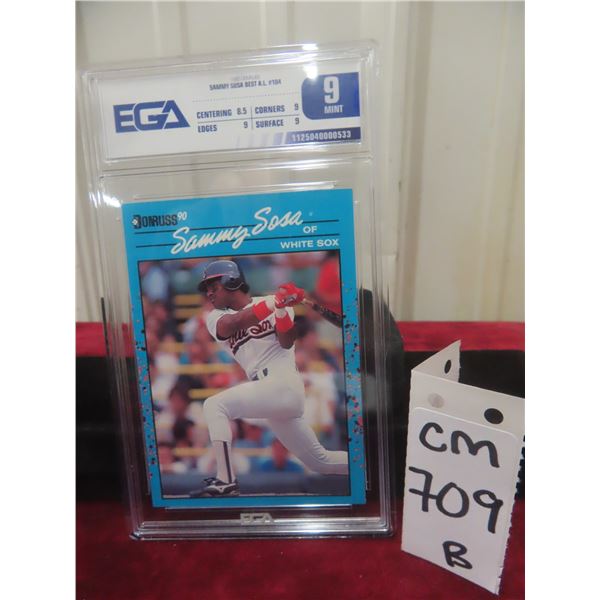 Graded Sammy Sosa Rookie Card