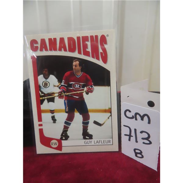 Guy Lafleur Montreal Canadians Card