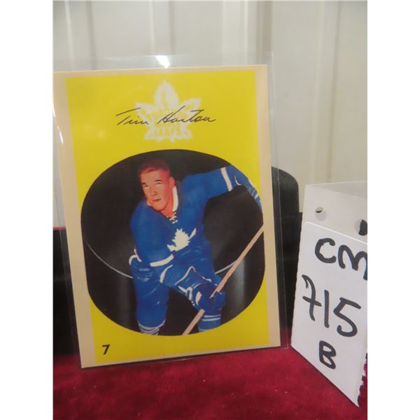 Tom Horton Toronto Maple Leafs Card