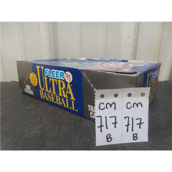 Unopened 1991 Fleer Ultra Baseball Box