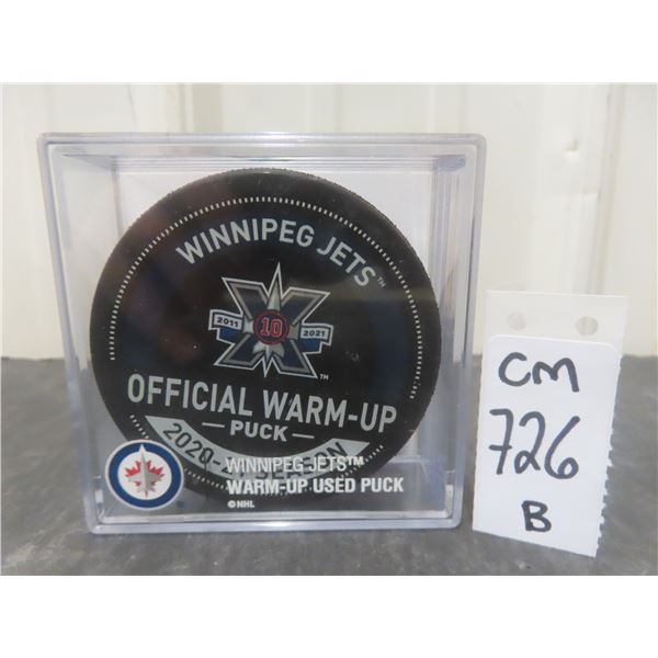 Winnipeg Jets Official 2020-21 Warm Up Puck
