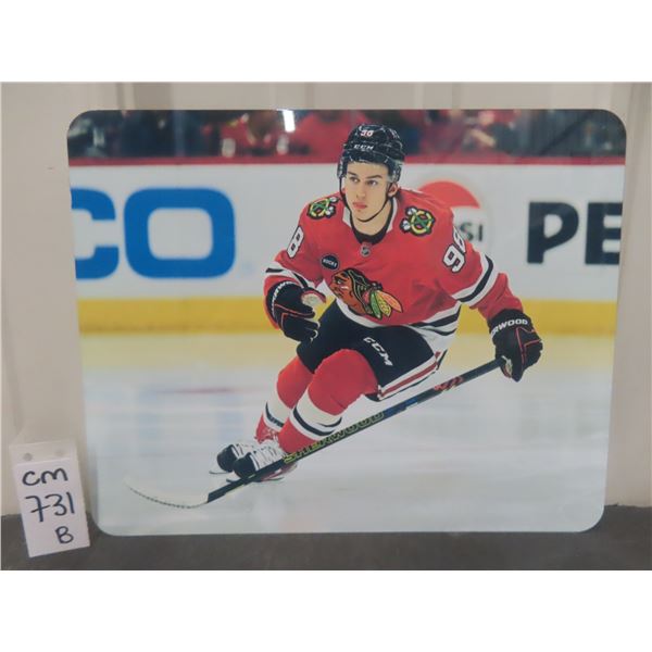 Connor Bedard Chicago Black Hawks 8 X 10 Metal Sign