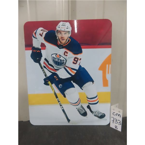 Connor Mcdavid Edmonton Oilers 8 X 10 Metal Sign