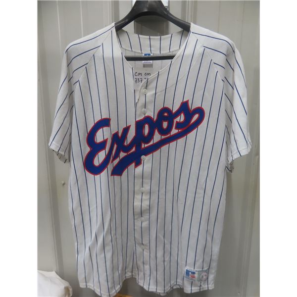 Vintage Montreal Expos Jersey Shirt Size Large