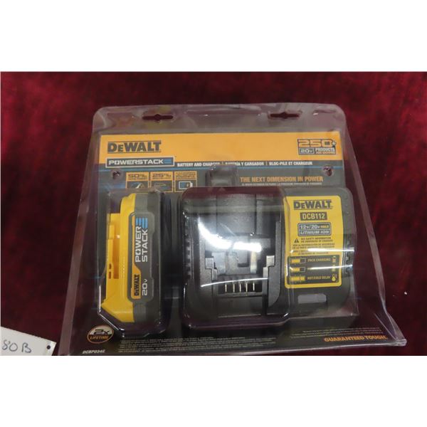 New DeWalt 20V Battery and Charger