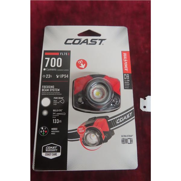 New Coast 700-Lumen LED Head Lamp