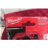 Image 2 : New Milwaukee Three-Piece Universal Carbide-Tipped Oscillating Blade Set