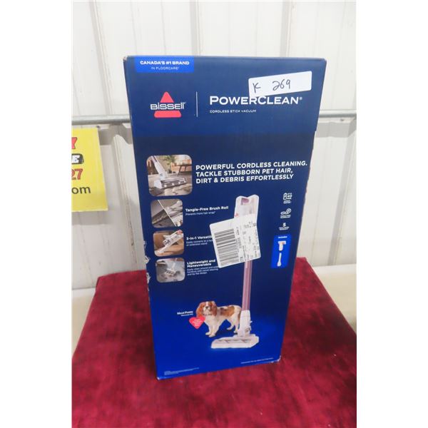 New Bissell PowerClean Cordless Stick Vacuum