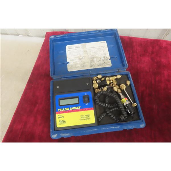 Yellow Jacket Refrigeration Service Tools Super Evac LCD Vacuum Gauge