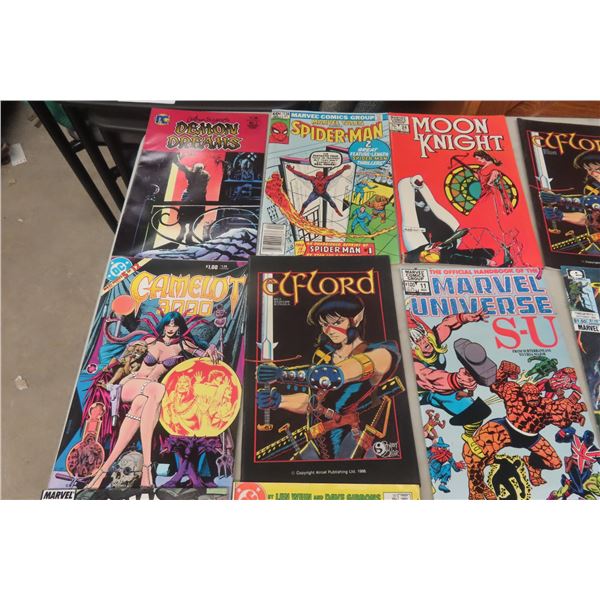 Thirty Assorted Marvel and DC Comic Books