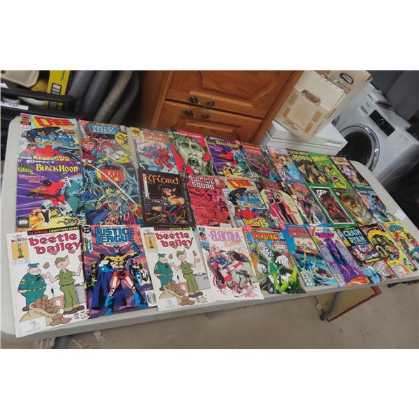 Thirty Assorted DC and Marvel Comic Books