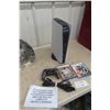 Image 1 : Sony PlayStation 5 Disc Version Console With Controller and Two Games, Tested Working