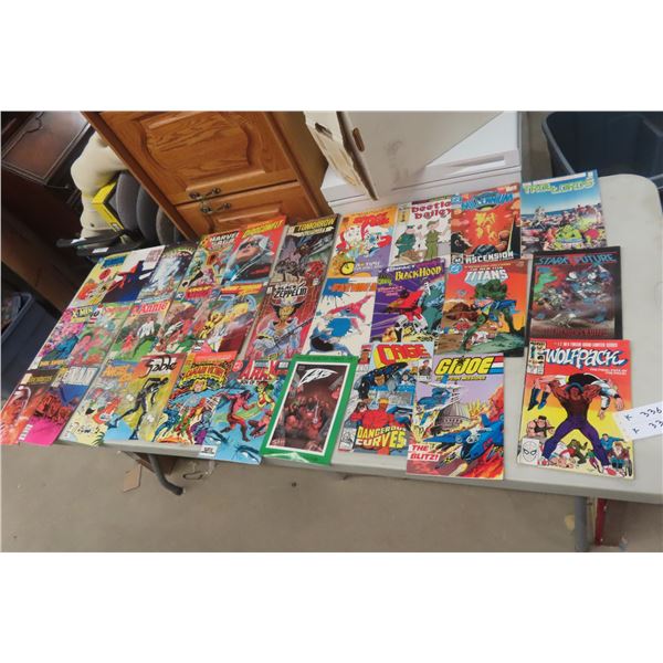 Thirty Assorted DC and Marvel Comic Books