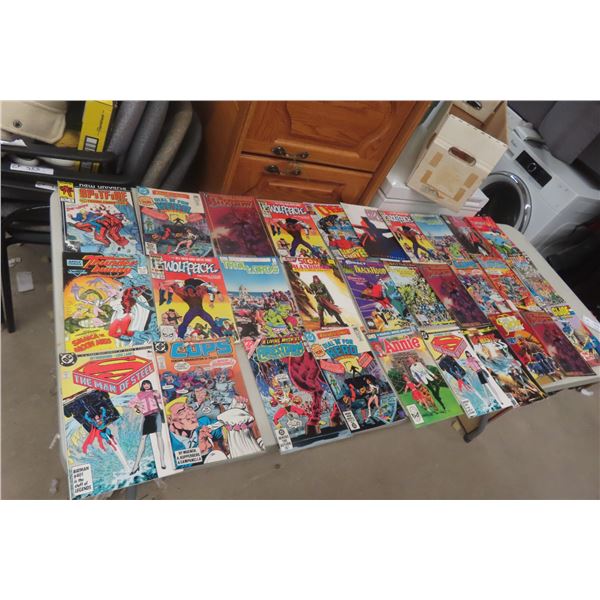 Thirty Assorted DC and Marvel Comic Books