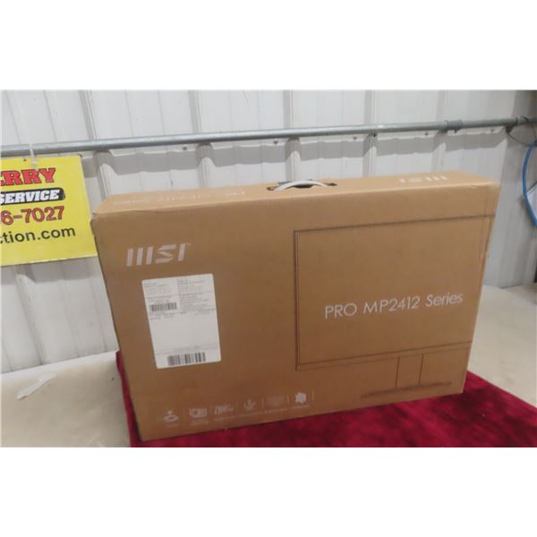 New MSI Pro MP2412 Series 23.8" Computer Monitor