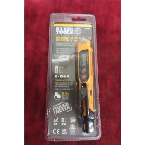 New Klein Non-Contact Voltage Tester With Infrared Thermometer