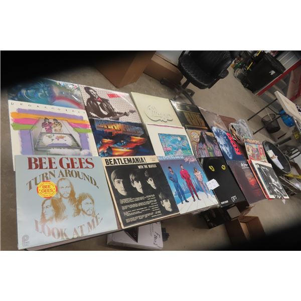 Approx 40 Records: Abba, Bee Gees, Bob Seger, Rod Stewart