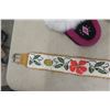 Image 6 : Beaded Native Belt, Moccasin & Slipper