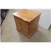 Image 2 : Two Drawer Nightstand / End Table 22" x 21" x 19"