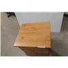 Image 3 : Two Drawer Nightstand / End Table 22" x 21" x 19"