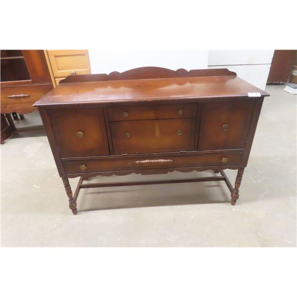 Walnut Buffet Antique, 37" x 52" x 19"