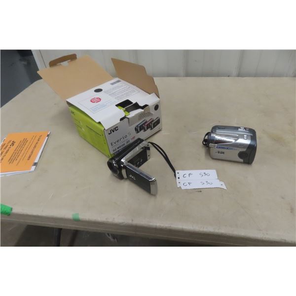JVC Digital Video Camera And JVC Everio S Memory Camera Camcorder