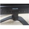 Image 3 : Two Monitors With Power Cords, Philips 19" and Acer LCD 23", Both Work