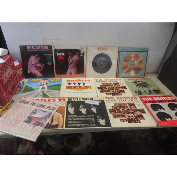 13 Albums: Elvis, The Beatles Including Stars on Long Play