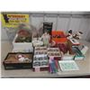 Image 1 : Christmas Lot Including Lights, Tree Toppers, Glasses, and More