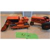 Image 1 : Hubley 10 Inch Crawler on Wheels, 7 Inch Hubley Tractor